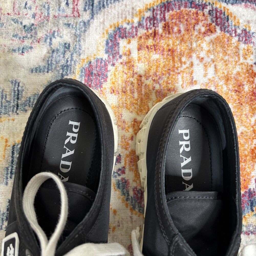 Prada Double Wheel Sneakers Black - Picture 8 of 12